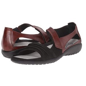 Naot Suede Leather Cross Strap Sandal 10 / 41